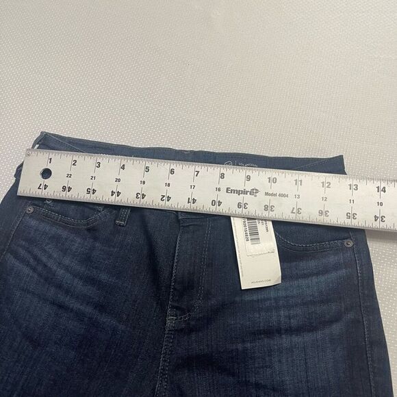 NWT Adriano Goldschmied Super Skinny Legging Ankle Dark Wash Denim Jeans Size 25 - Picture 3 of 13